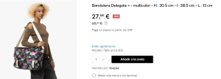Bandolera Eatspak Delegate por 27.99€