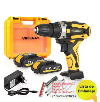 21V Taladro multiusos de con batería recargable extraíble por solo 31,78€