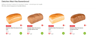 DekaVers West-fries Boerenbrood voor €0,75 bij de