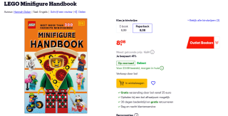 Engelstalig LEGO minifiguren handboek voor €8,08 bij Bol
