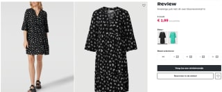 Review Knielange jurk met all-over bloemenmotief voor €2,99 bij Peek & Cloppenburg