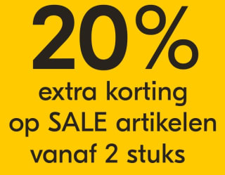 20% extra korting (vanaf 2 stuks) op de sale van Livera