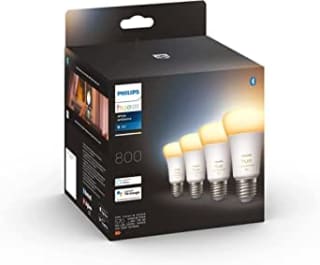 Philips Hue White Ambiance E27 Pack van 4 voor €44,99 bij Amazon.de