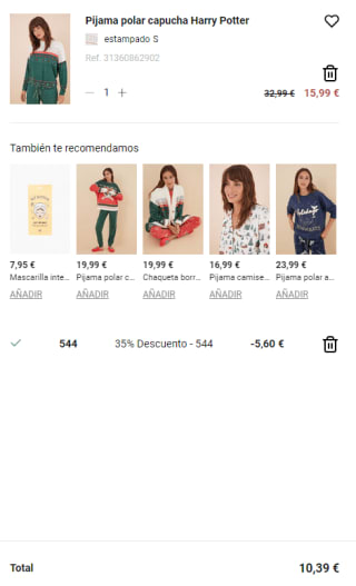 Harry Potter pijamas polares desde solo 10,39€