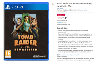 Tomb Raider I-III Remastered voor €14,99 bij Amazon