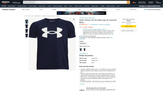 Camiseta UA Tech Big Logo SS Under Armour Niños por 12,97€