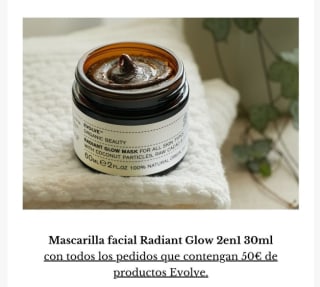 -15% de descuento en la marca Evolve desde The Cosmetics
