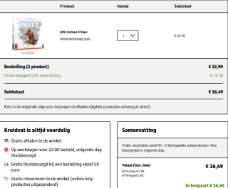 999 Games Paleo voor €16,50 bij Kruidvat