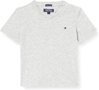 Tommy Hilfiger Basic jongens T-shirt grijs voor €6,90 bij Amazon.nl