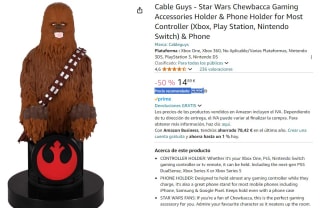 Soporte cable guy modelo Chewbacca Star wars por 14,89€