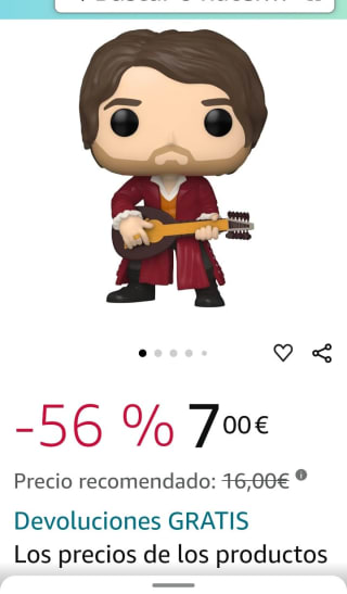 Funko Pop TV Witcher Jaskier por 7€.