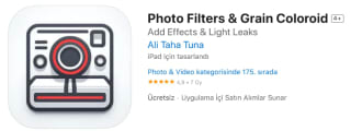 Photo Filters & Grain Coloroid voor IOS gratis