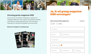 Gratis magazine DIER van de Dierenbescherming