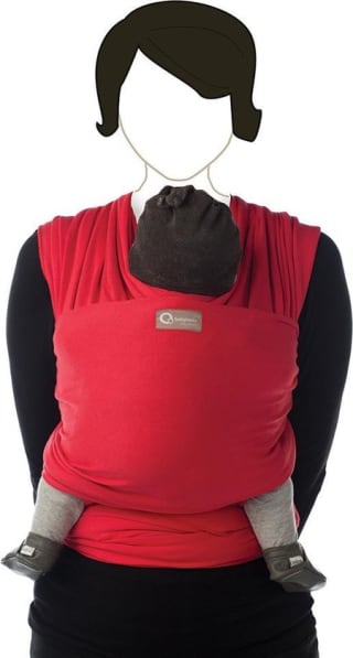 Babylonia draagdoek - Tricot-Slen Cool - ribbon red voor €20 bij Bol.com