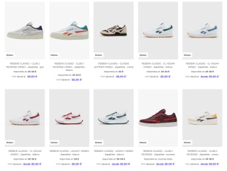 Zapatillas deportivas Asics y Reebok desde 24€ ofertazas