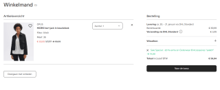 20% extra korting op bovenkleding & accessoires in de sale bij Opus