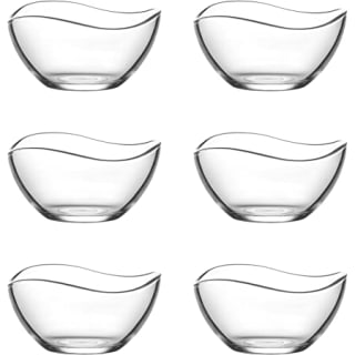 Juego 6 Cuencos de vidrio 13cm 310ml Borella Casalighi Vira a solo 4,99€