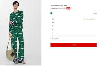 Blusa estampada lazo para Mujer por 4.99€