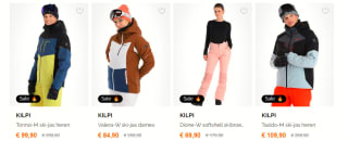 Tot wel 70% korting op alles van Kilpi bij skiwebshop