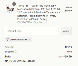 Annke Tivona Pro baby monitor voor €65 dmv code bij Anke