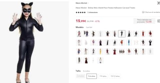 Hasta 70% + 30% EXTRA descuento en disfraces y accesorios Miravia