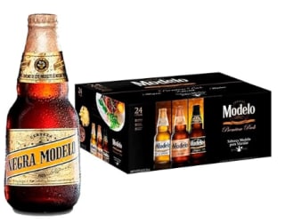 Pack 24 Negra Modelo Cerveza, Sabor Único, La Crema de La Cervez 355 ml por 25,74€