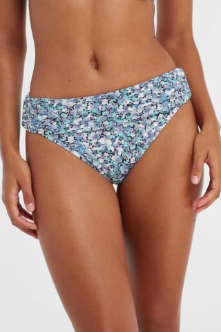 BEACHWAVE omslag bikinibroekje met textuur blauw/lila/zwart/wit voor €13,99 bij Wehkamp