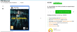 Returnal voor €37,95 bij AllYourGames