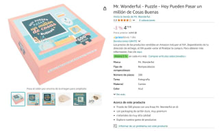 Mr. Wonderful - Puzzle - Hoy Pueden Pasar un millón de Cosas Buenas por 4,72€