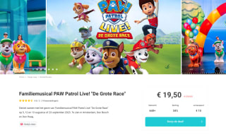 Bezoek PAW Patrol Live voor €19,50