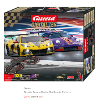 Circuito Carrera Digital 124 Born to Perform por 285€