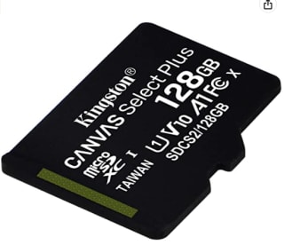 Carte Micro SDXC Kingston Canvas Select Plus à 8,80€