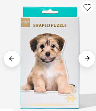 Diverse Shaped puzzels voor €2 per stuk bij de Hema