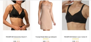 15% korting op alles van Triumph bij Sliponline