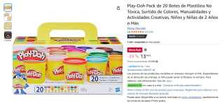Play-Doh Pack de 20 Botes de Plastilina por 13,46€