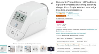 Homematic IP Smart Home 153412A3 Basic thermostaat voor €29,99 bij Amazon DE