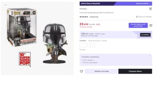 Funko Pop StarWars The Mandalorian Figura Con Armadura y Baby Yoda por 16.58€