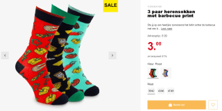 Multipacks sokken voor €3 bij Scapino