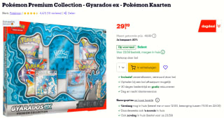 Pokémon TCG: Premium Collection - Gyarados Ex voor €23,99 bij Bol.com