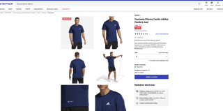 Adidas Camiseta Fitness Cardio Hombre por solo 14,99€