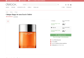 Eau de toilette Happy de Clinique por solo 25,79€