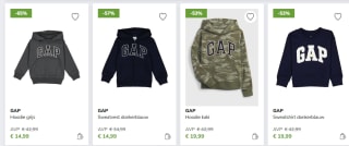 GAP sale met tot 72% korting op dames/heren/kinder- en babykleding bij Limango