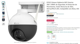 EZVIZ Cámara Vigilancia WiFi Exterior 360 por 39,99€