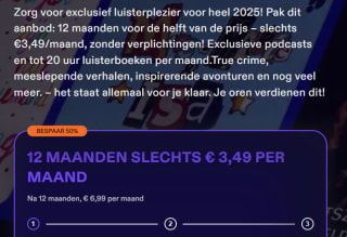 12 maanden Podimo voor €3,49 per maand