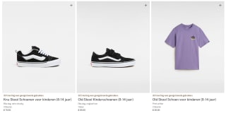 30% korting op geselecteerde artikelen bij Vans
