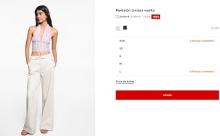 Pantalón de cintura vuelta para Mujer por 11.99€