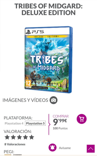 Videojuego para Ps5 Tribes of Midgard Deluxe Edition por 9,99€