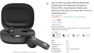 JBL Live Flex (Zwart) voor €87,99 bij Amazon