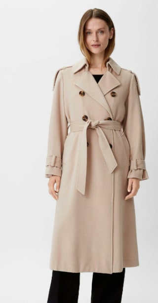 comma Trenchcoat - beige voor €118,99 bij Zalando