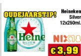 Heineken Silver 12- pack voor €3,99 bij Budgetfood